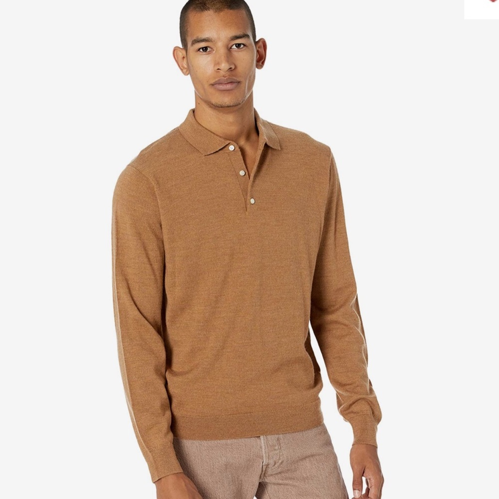 JCrew mens sweater merino wool burgundy XXL